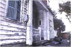 Cherie Chung in front of her 'cultural house'...